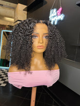 Load image into Gallery viewer, 16in Cambodian curly wig 5x5 closure
